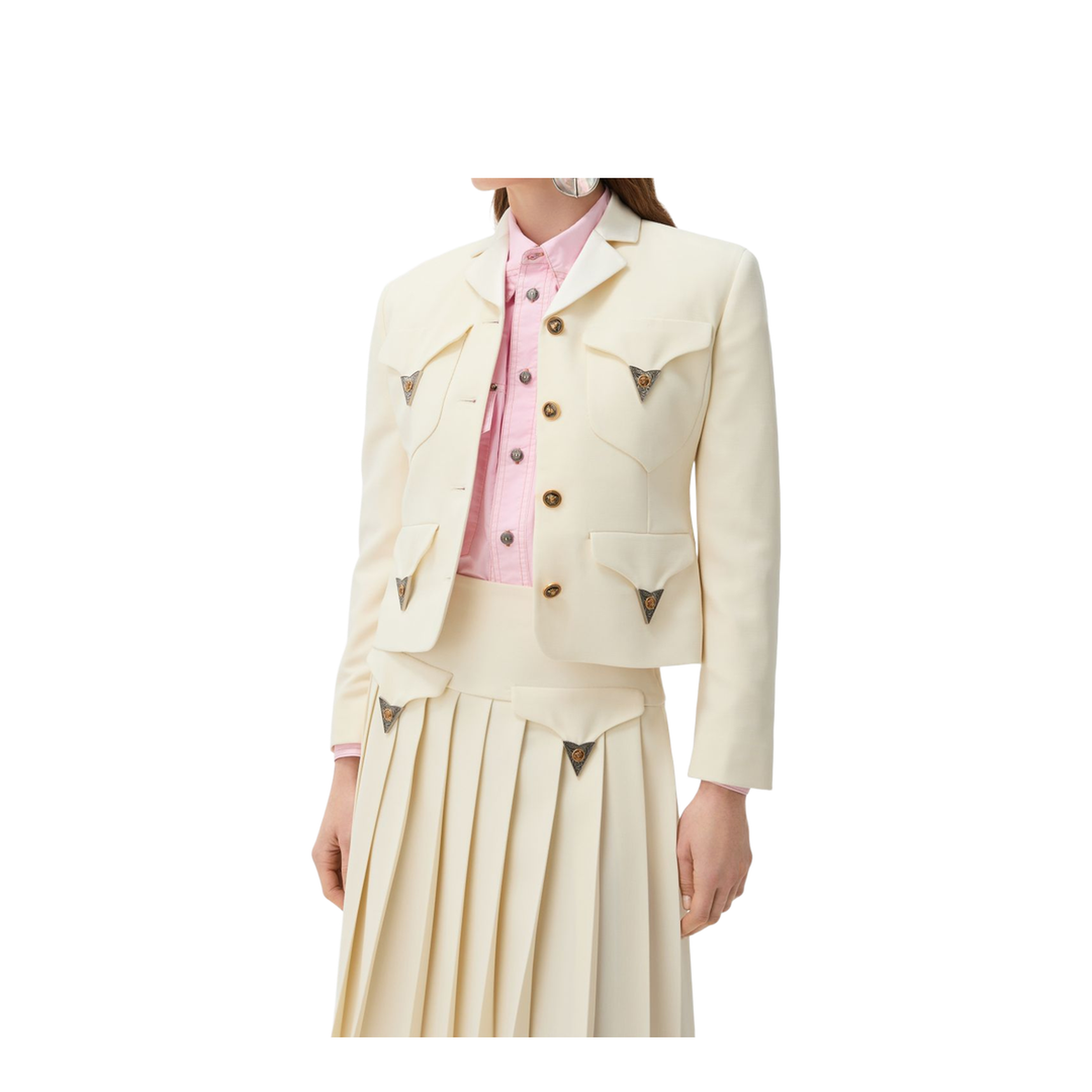 Blazer with appliqués