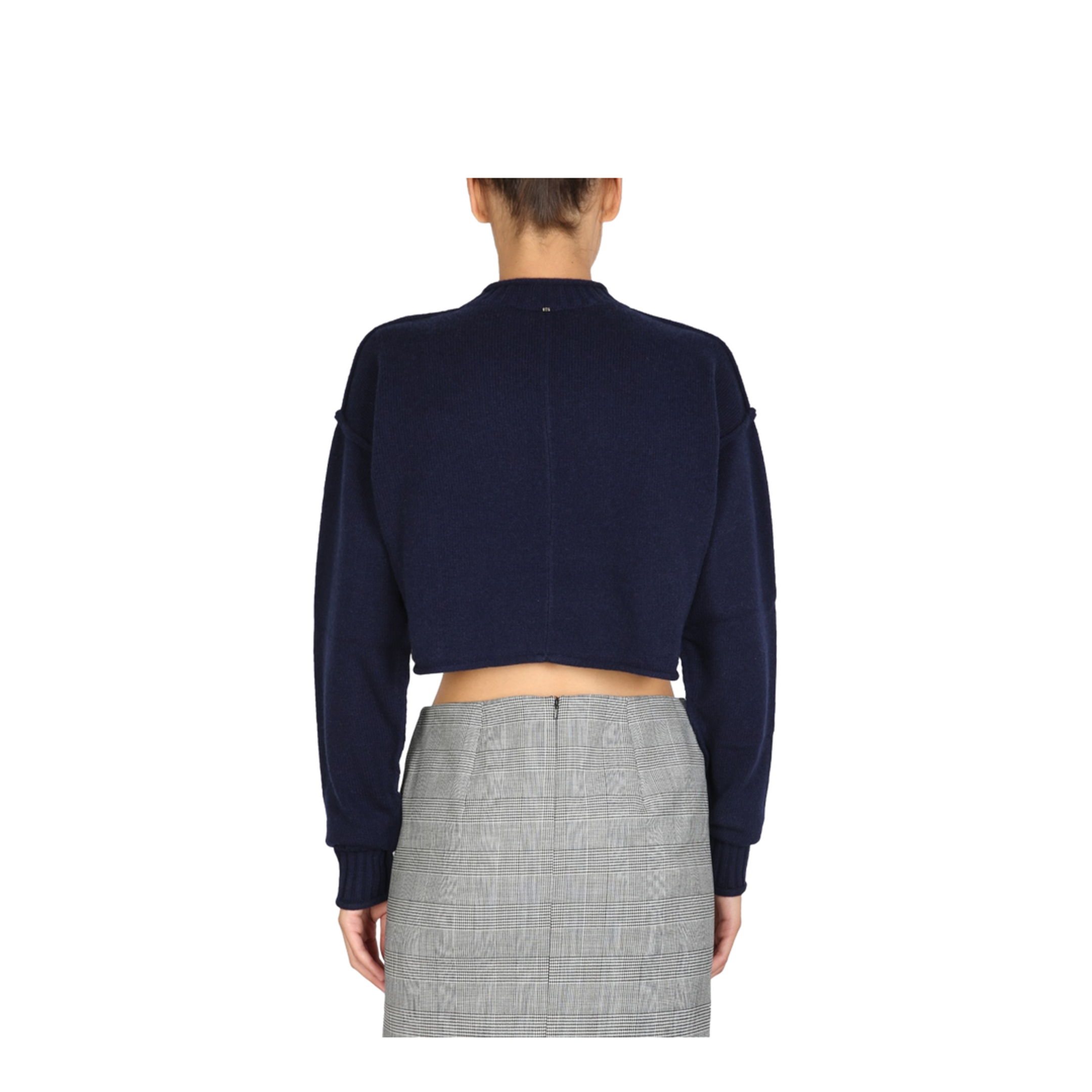 Wool and Cashmere Crew Neck Sweater