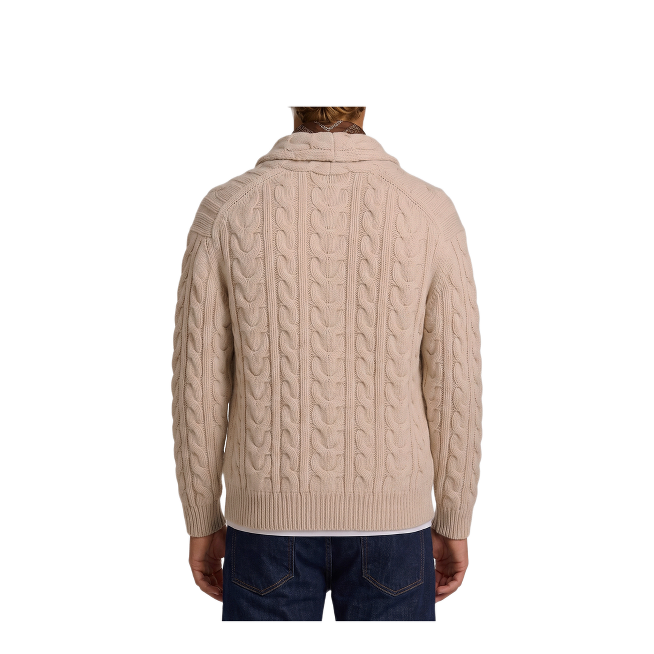 MAYFEYR - BALLANTYNE - Braided Wool Cardigan - B2K2293W05410171
