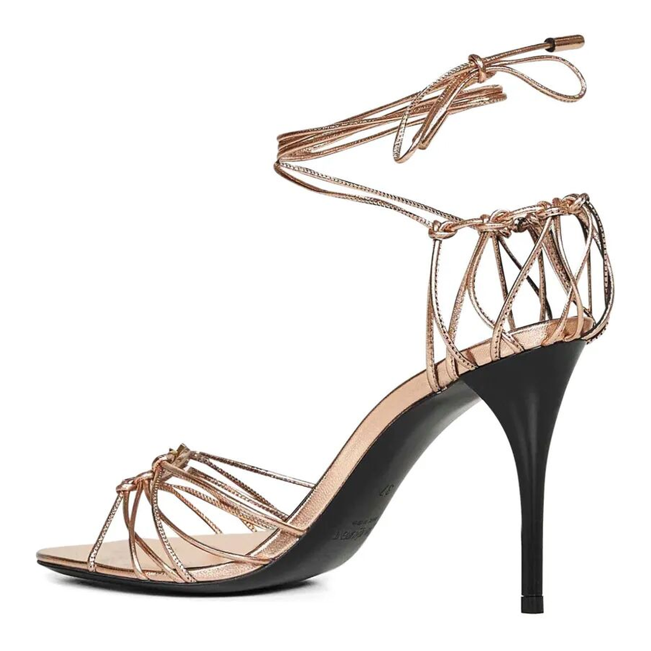 MAYFEYR -  - Metallic Leather Sandals - 7857060NL00
