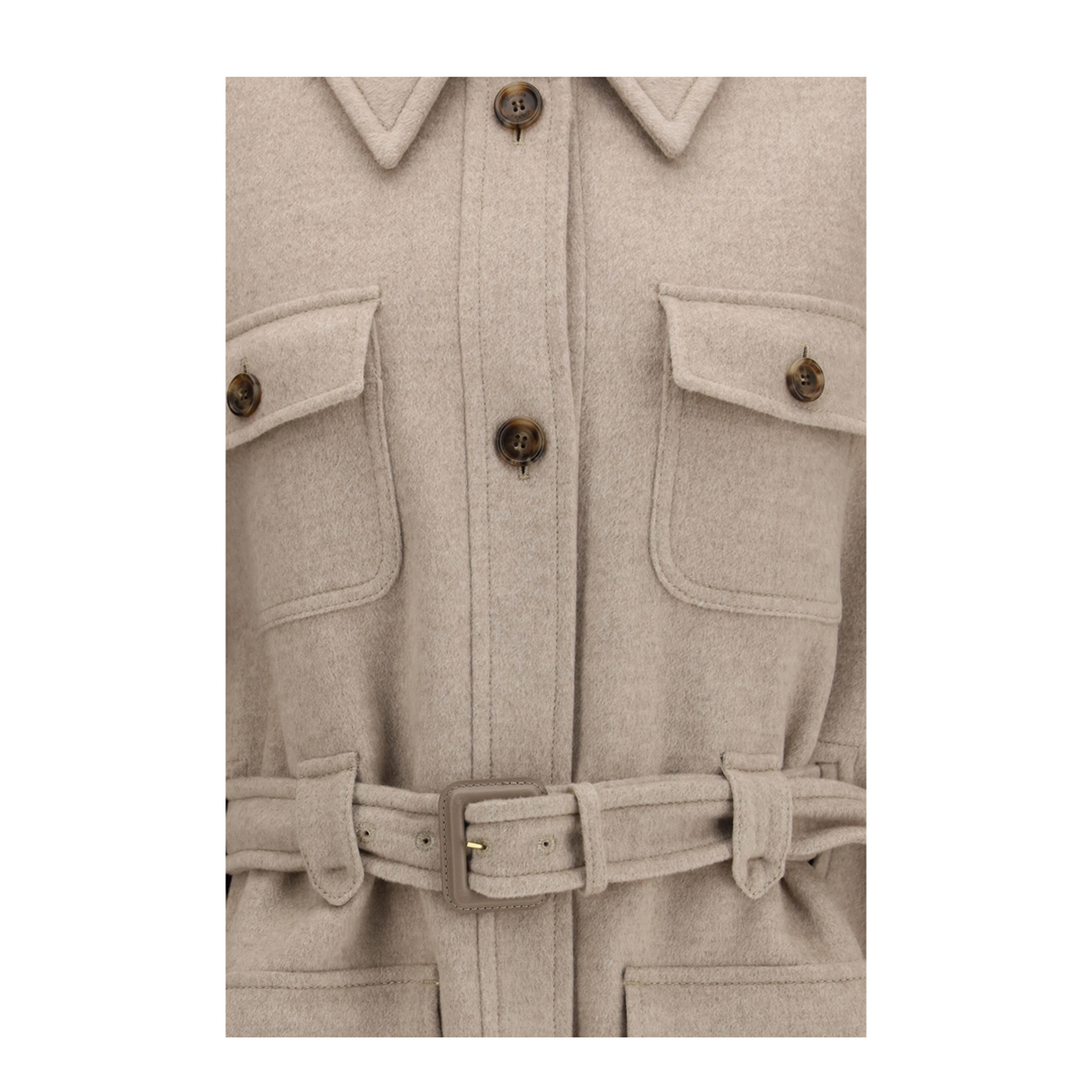 MAYFEYR - Max Mara - Nettare Cashmere Cape With Belt - 2624736081600030
