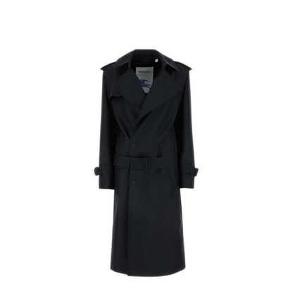 MAYFEYR - Burberry - Black Silk Blend Trench Coat - 8088822A1189