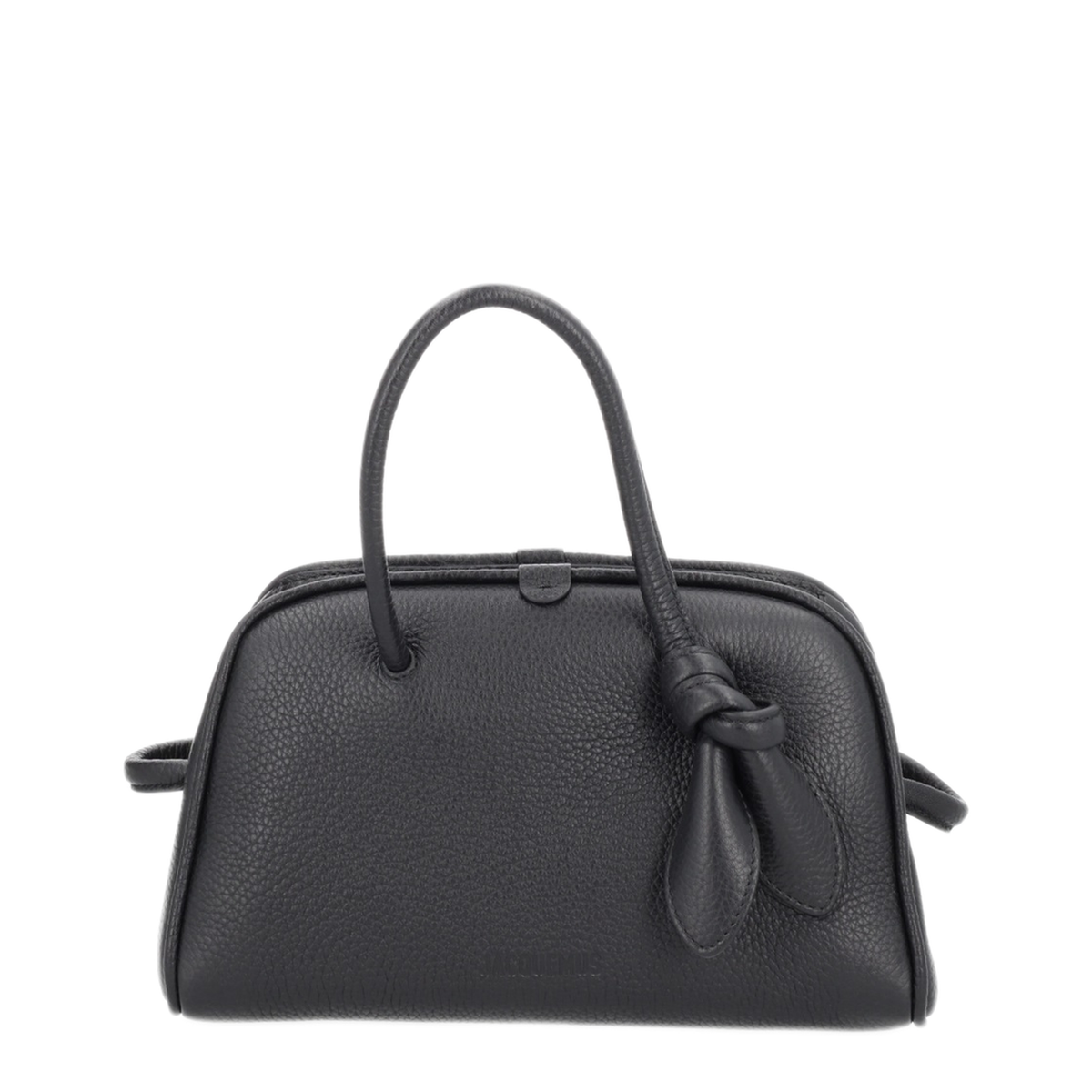 Le Petit Turismo Grained Calfskin Bowling Bag - Black