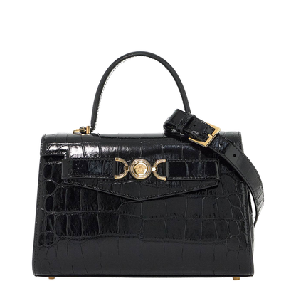 Crocodile-Embossed Tote Bag