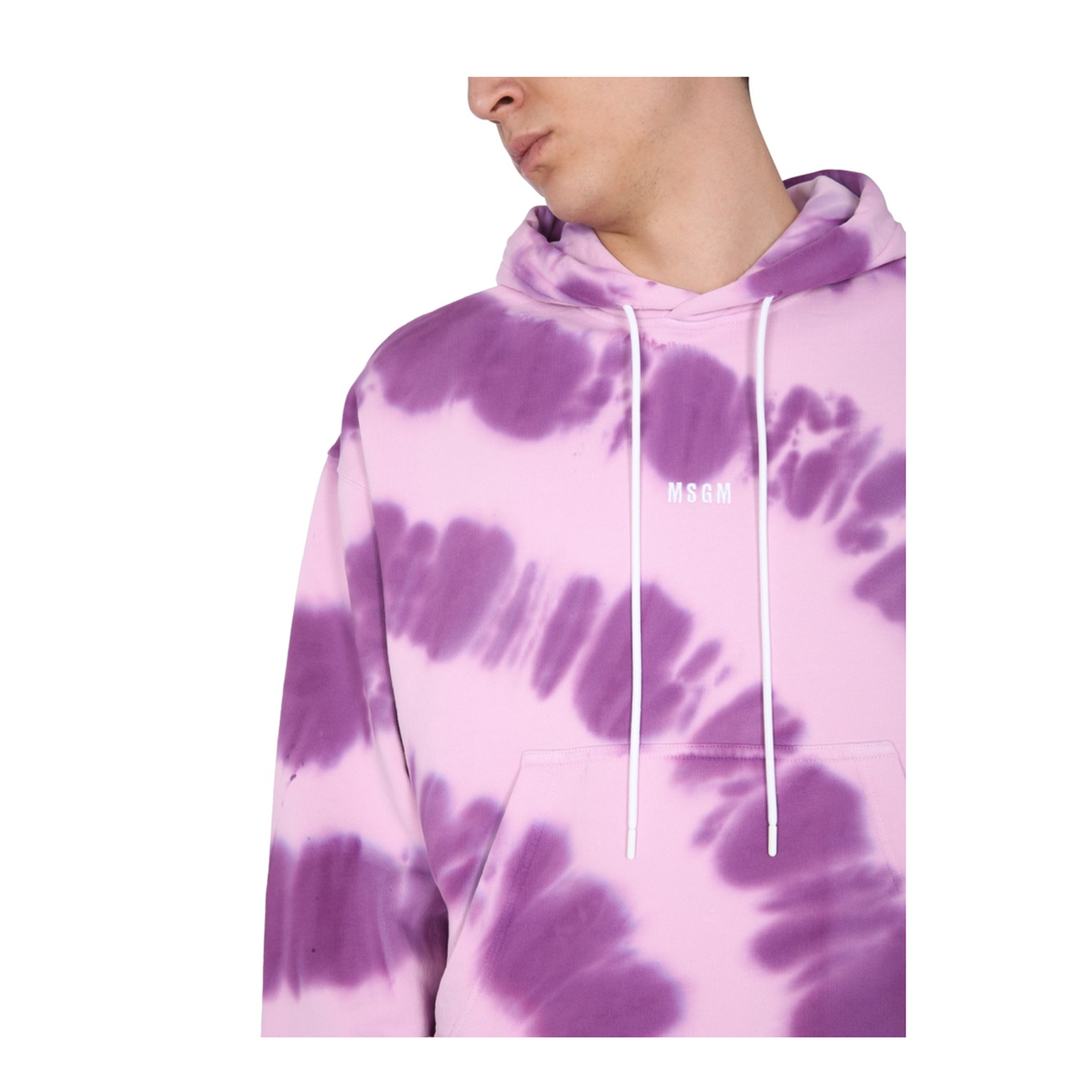 MAYFEYR - MSGM - Printed Sweatshirt With Micro Logo - 3040MM18621709572