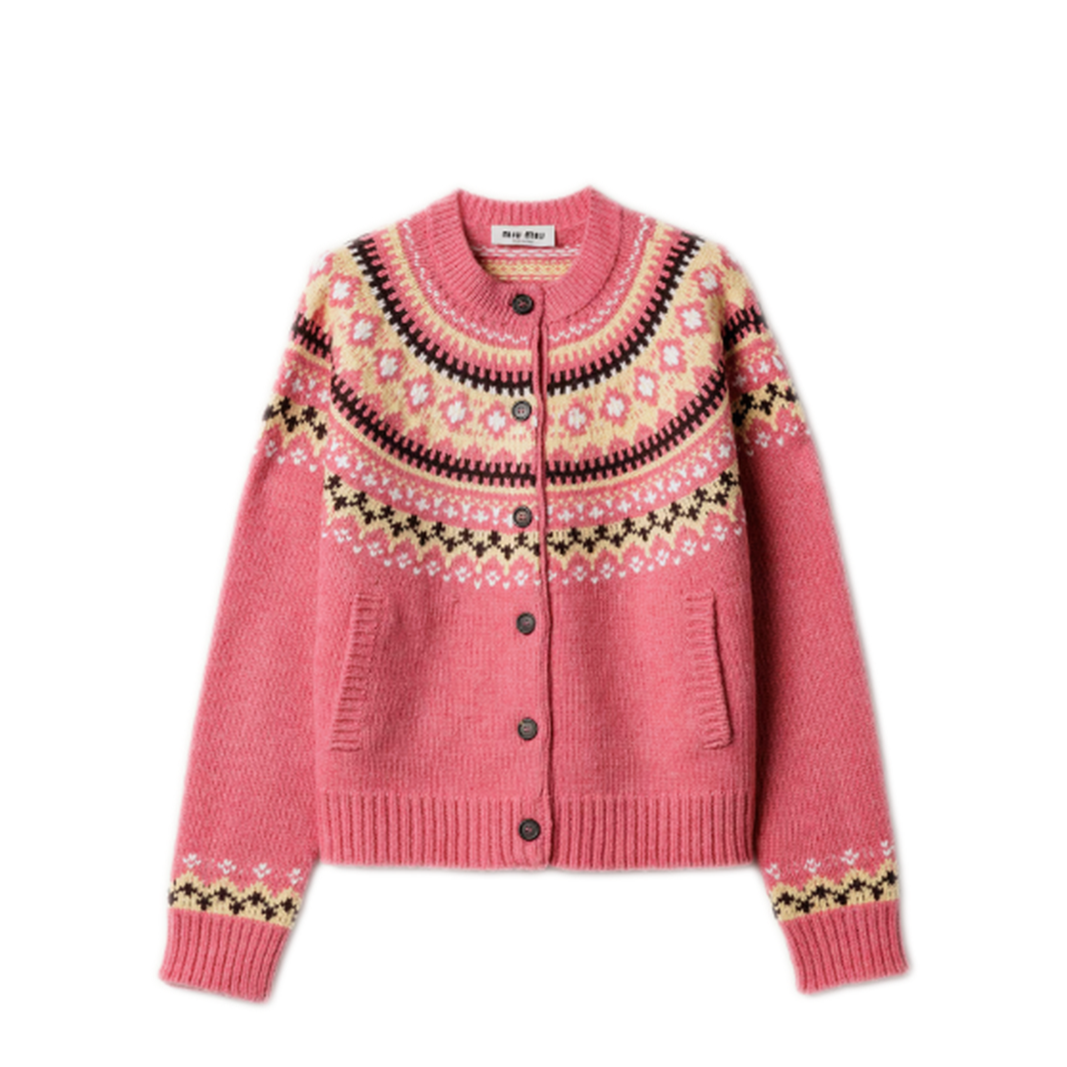 MAYFEYR - Miu Miu - Maglieria Wool Fairisle F.3 - MMF00ZSOOO18SIF0028