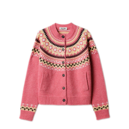 MAYFEYR - Miu Miu - Maglieria Wool Fairisle F.3 - MMF00ZSOOO18SIF0028