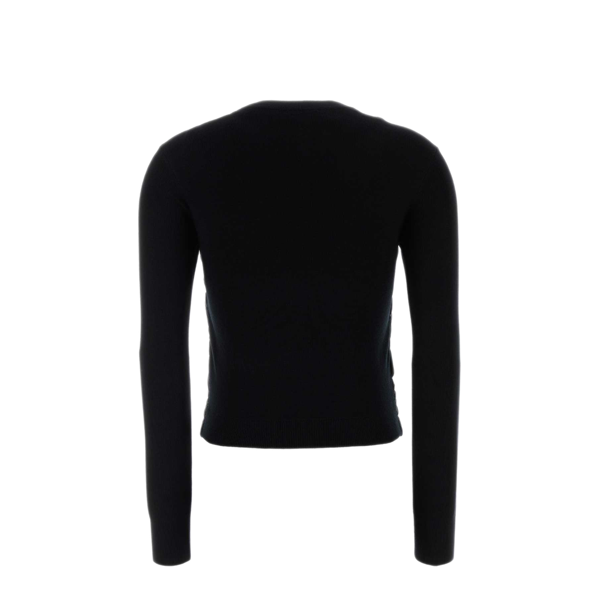 MAYFEYR - Burberry - Black Wool And Nylon Cardigan - 8122572A1189
