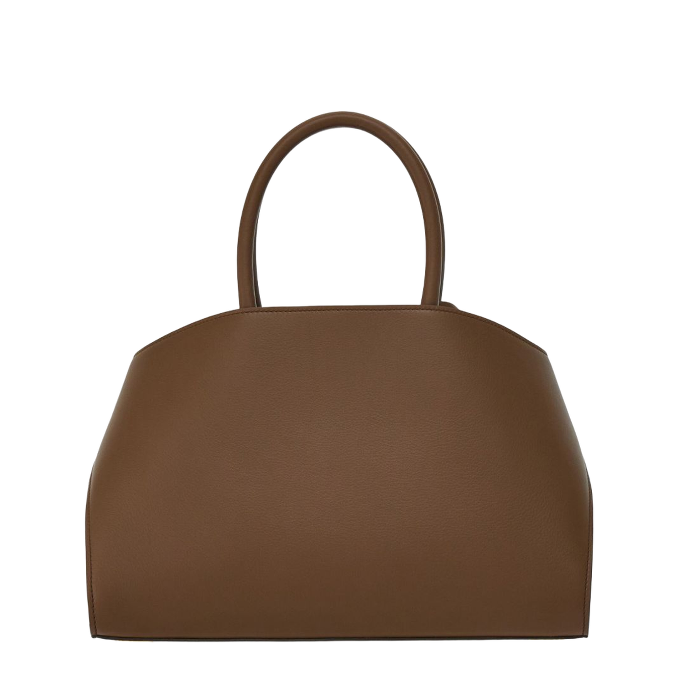 Small Leather Hug Tote Bag