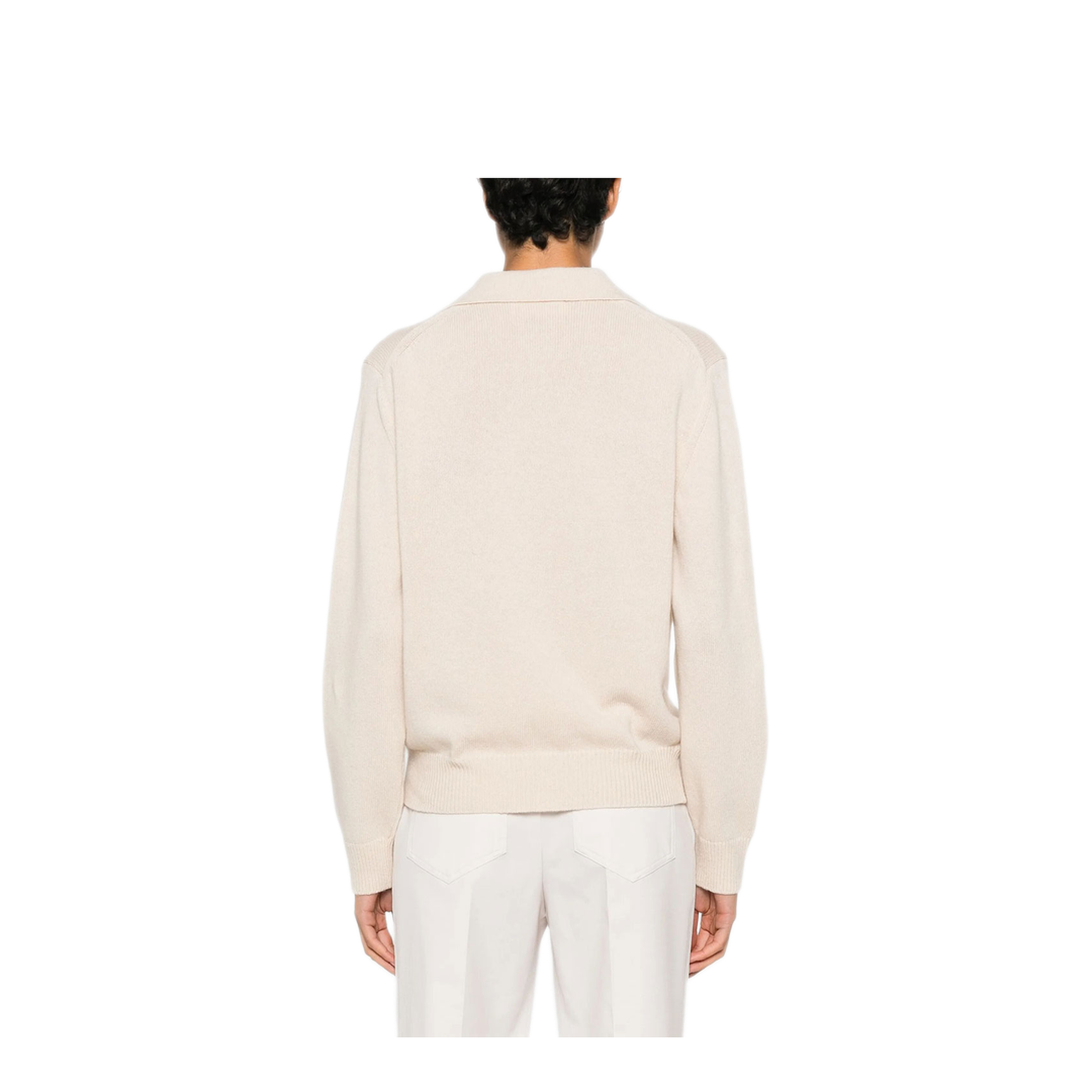 MAYFEYR - Victoria Beckham - Genevieve Polo Jumper In Merino Wool - 1326KJU007475A