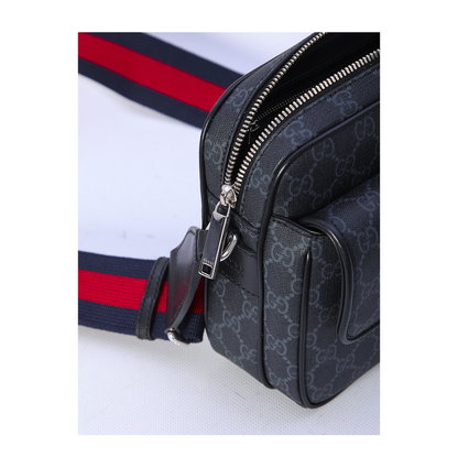 GG Black Small Leather Crossbody Bags - Black
