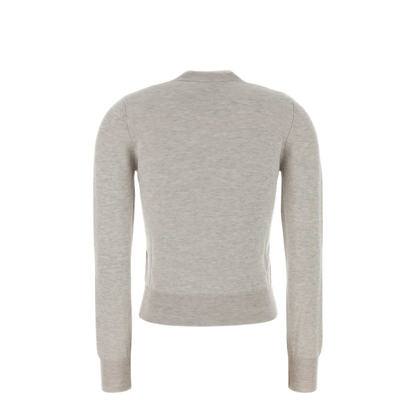 Melange Grey Wool Blend Rosa Cardigan
