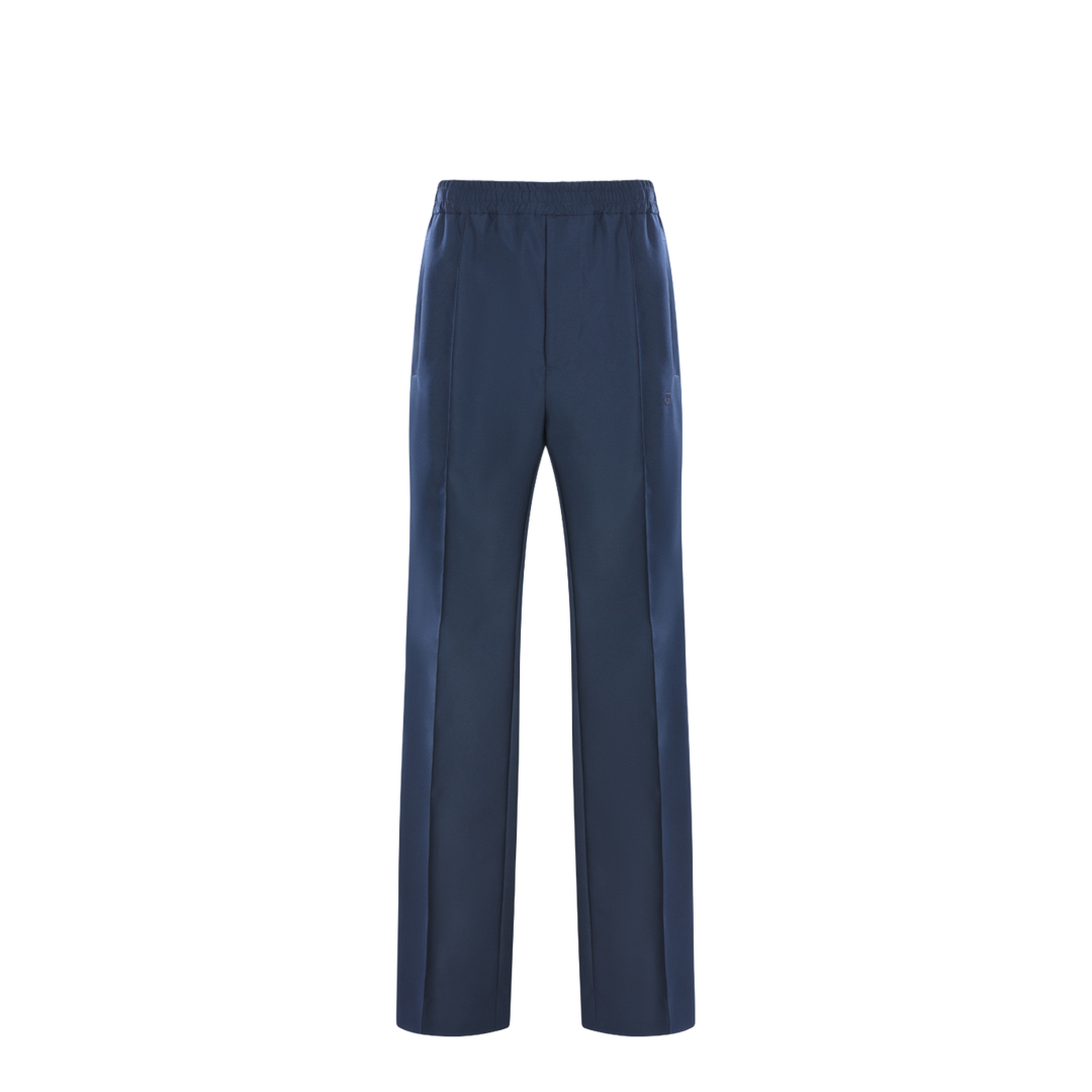 Technical Panama Sportswear Trousers in Dark Blue