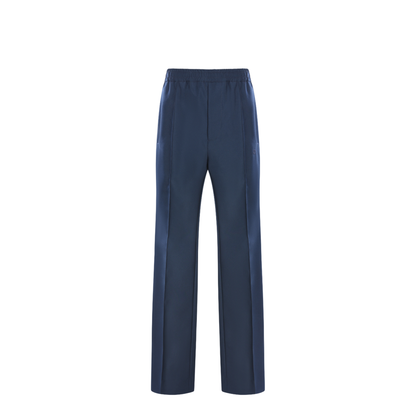 Technical Panama Sportswear Trousers in Dark Blue