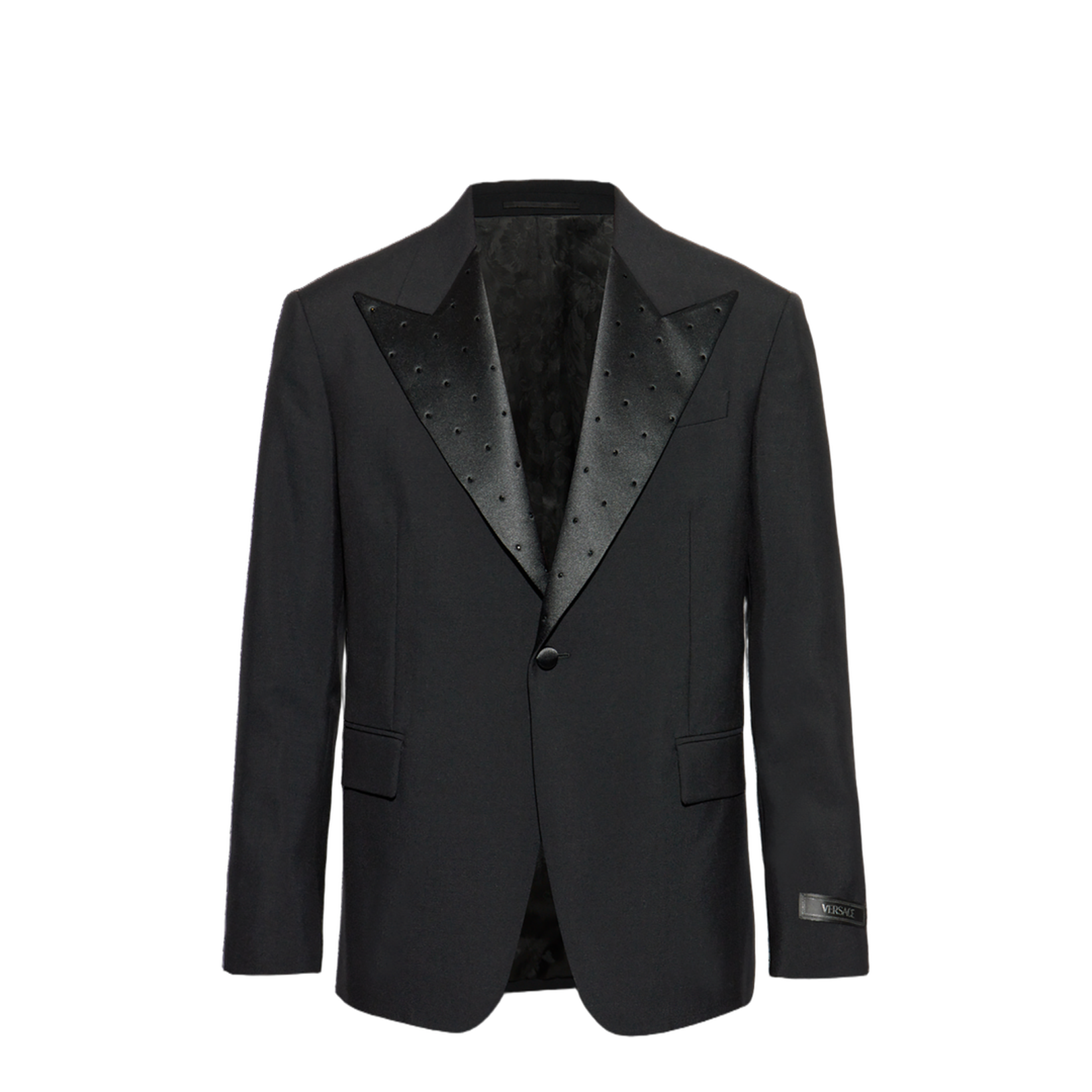 Blazer with Shimmering Appliqués