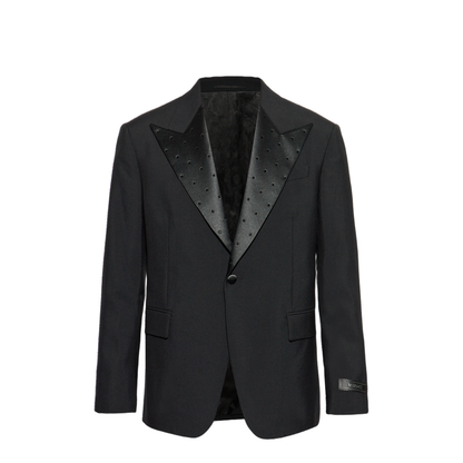 Blazer with Shimmering Appliqués