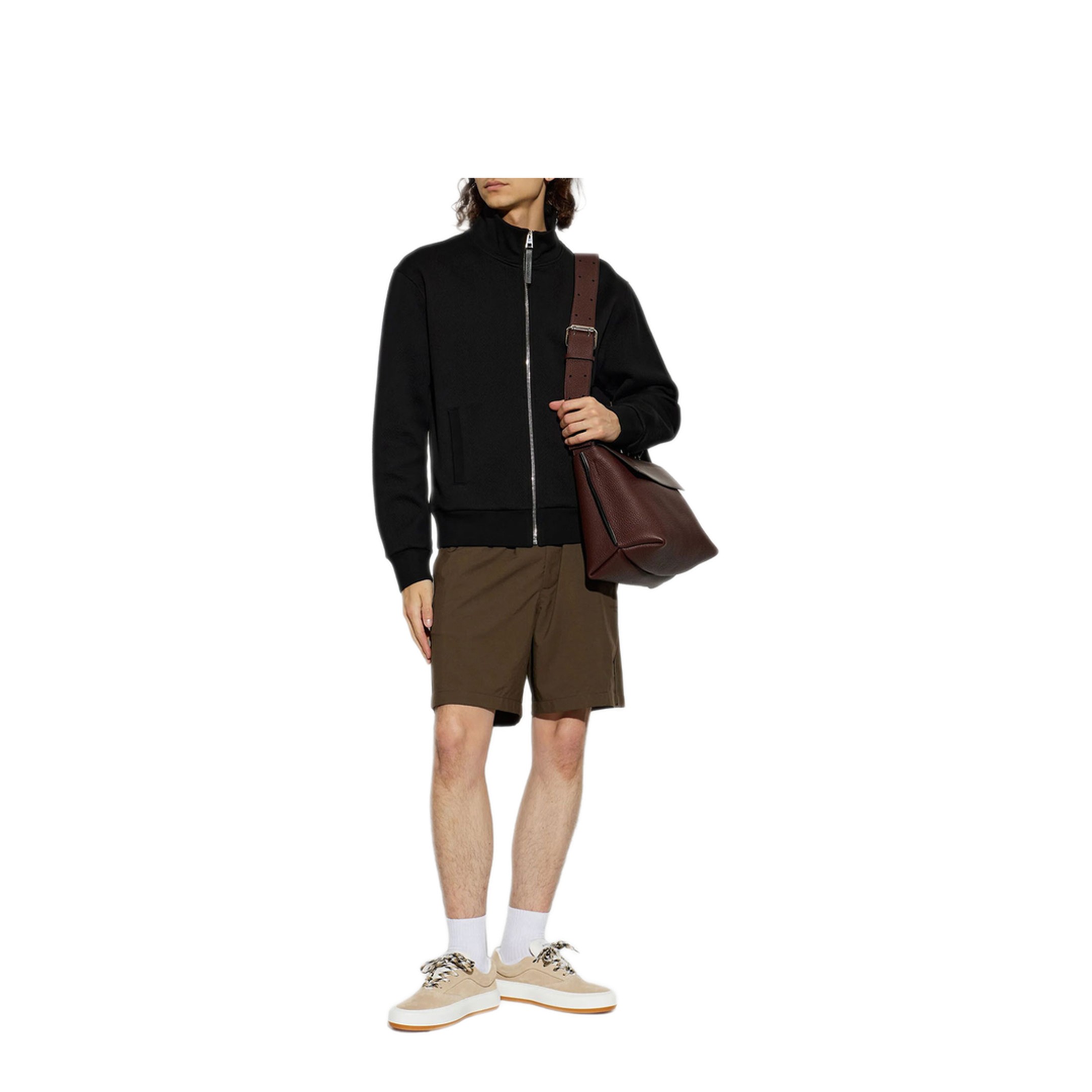 MAYFEYR - Givenchy - Chevron Motif Jacquard Sweatshirt - BMJ0PV3YT9001