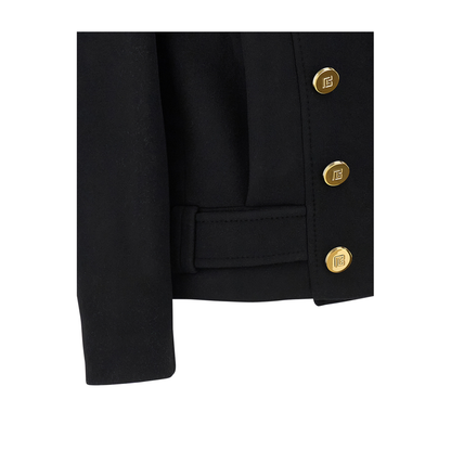 Double-breasted Coat Black
