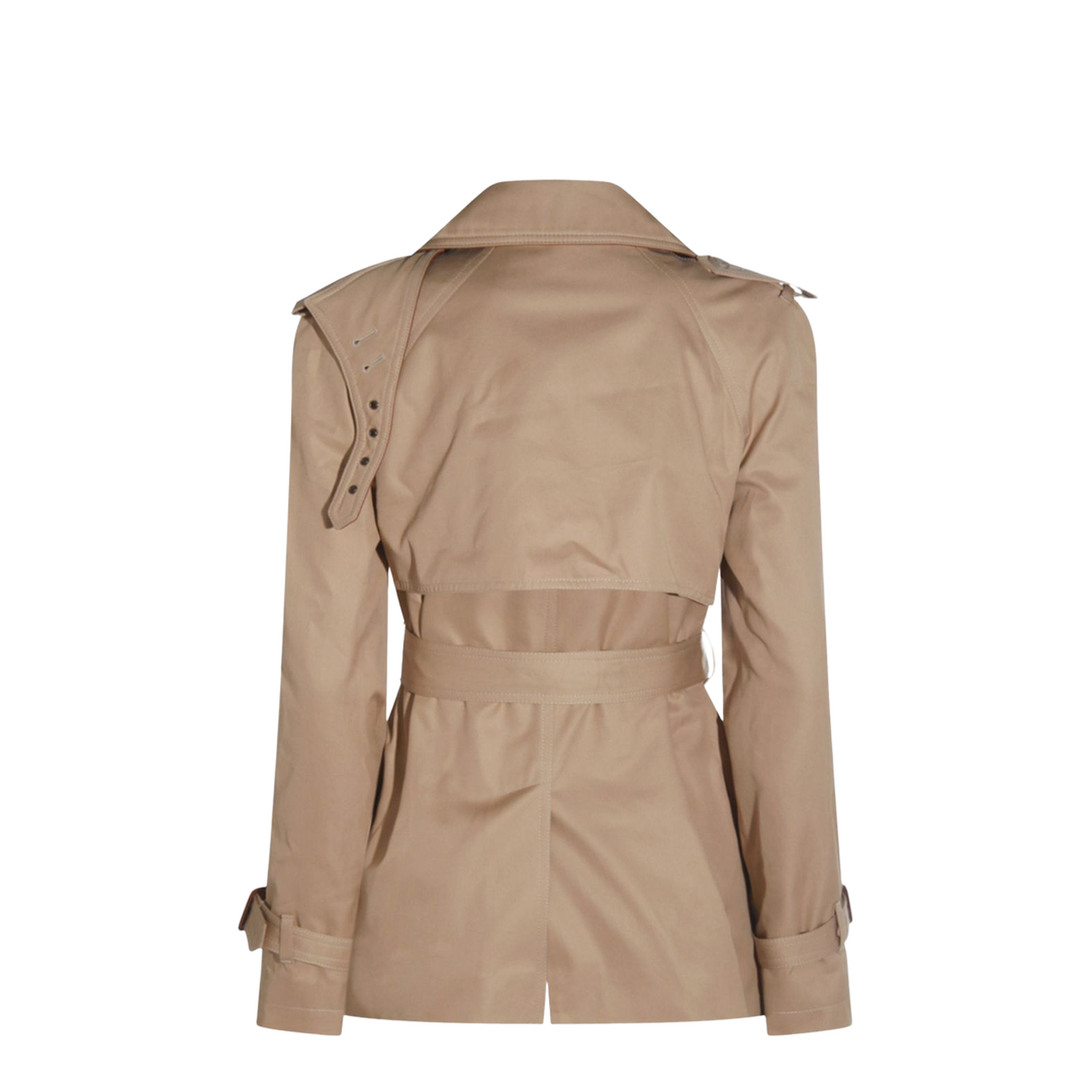 Short Trench Coat in Cotton Gabardine