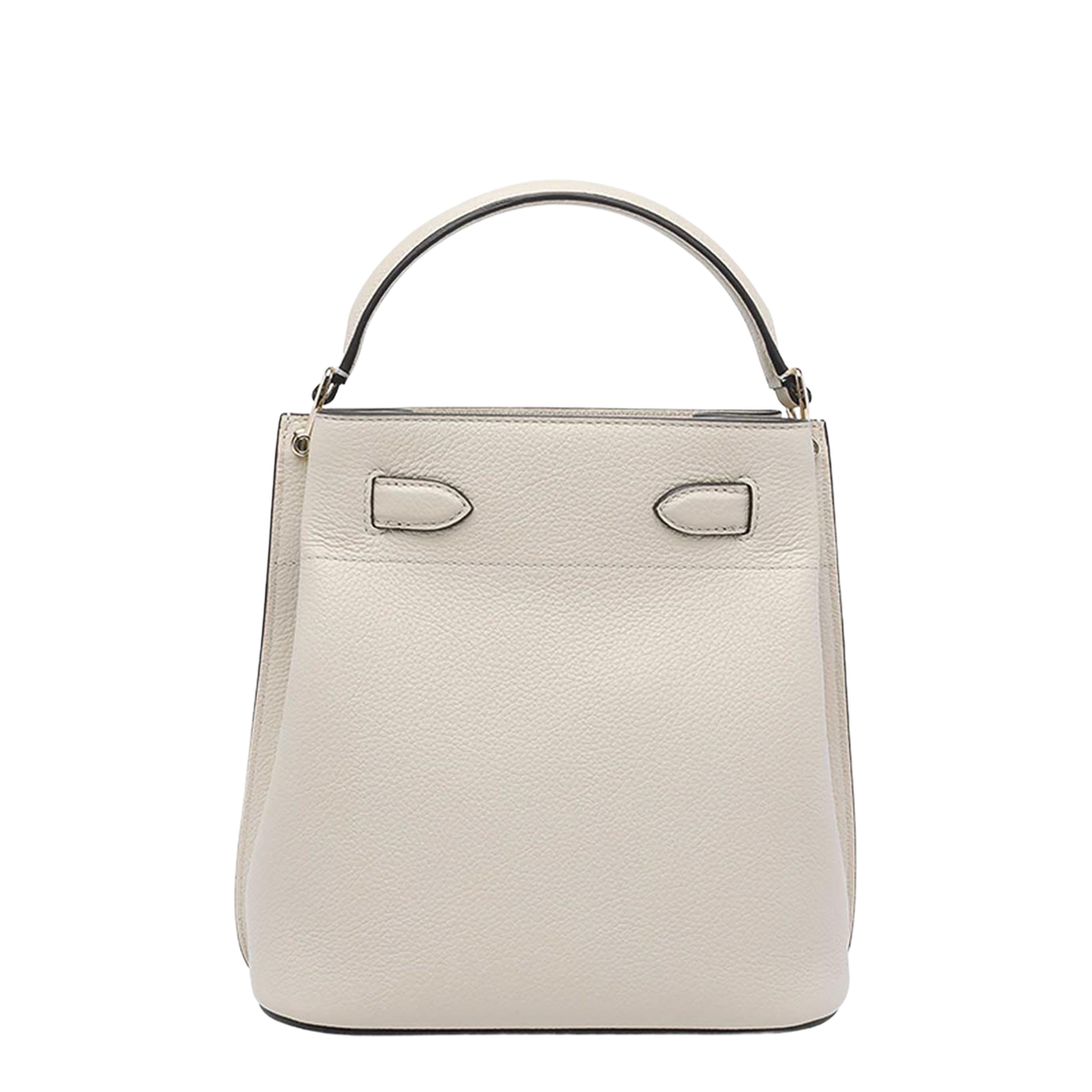 Islington Clasp-Fastening Bucket Bag