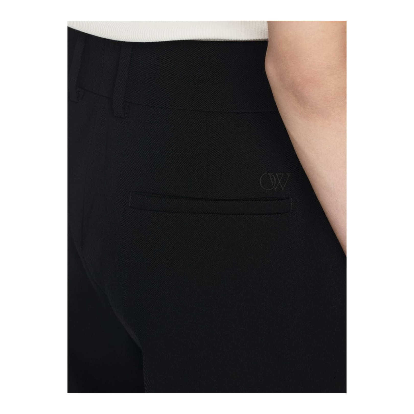 Tailored Cut High-Waisted Trousers