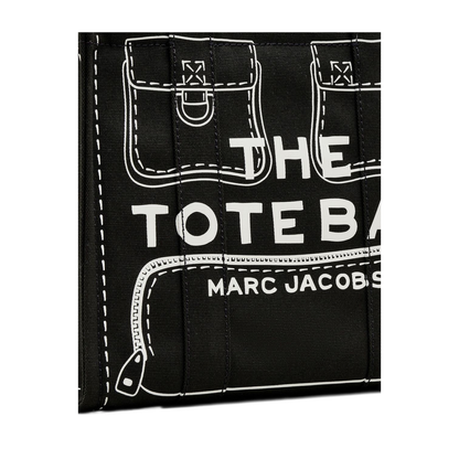 Trompe L'Oeil Cargo Canvas Medium Tote Bag