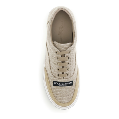 MAYFEYR - Dolce & Gabbana - Dg Sailing Linen Sneakers - CS2399A03538S727