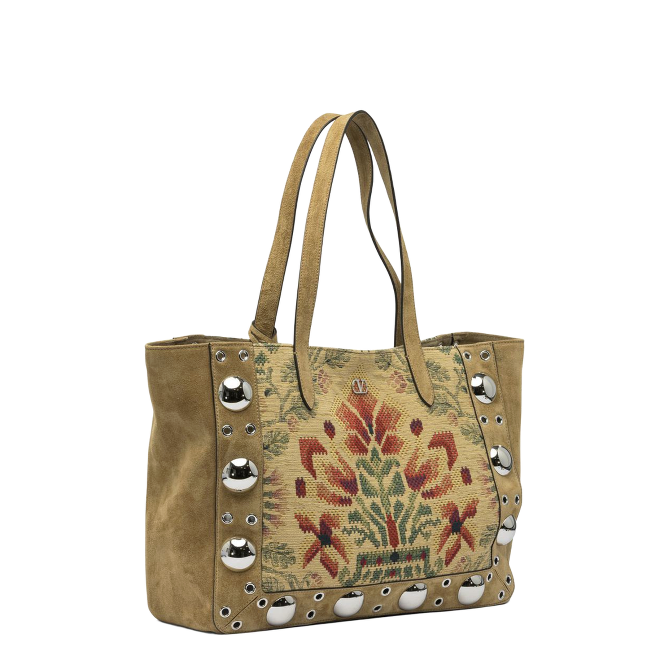 Medium Tote Bag Nellcôte in Jacquard Fabric