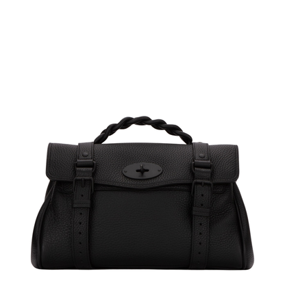 Heavy Black Leather Handbag