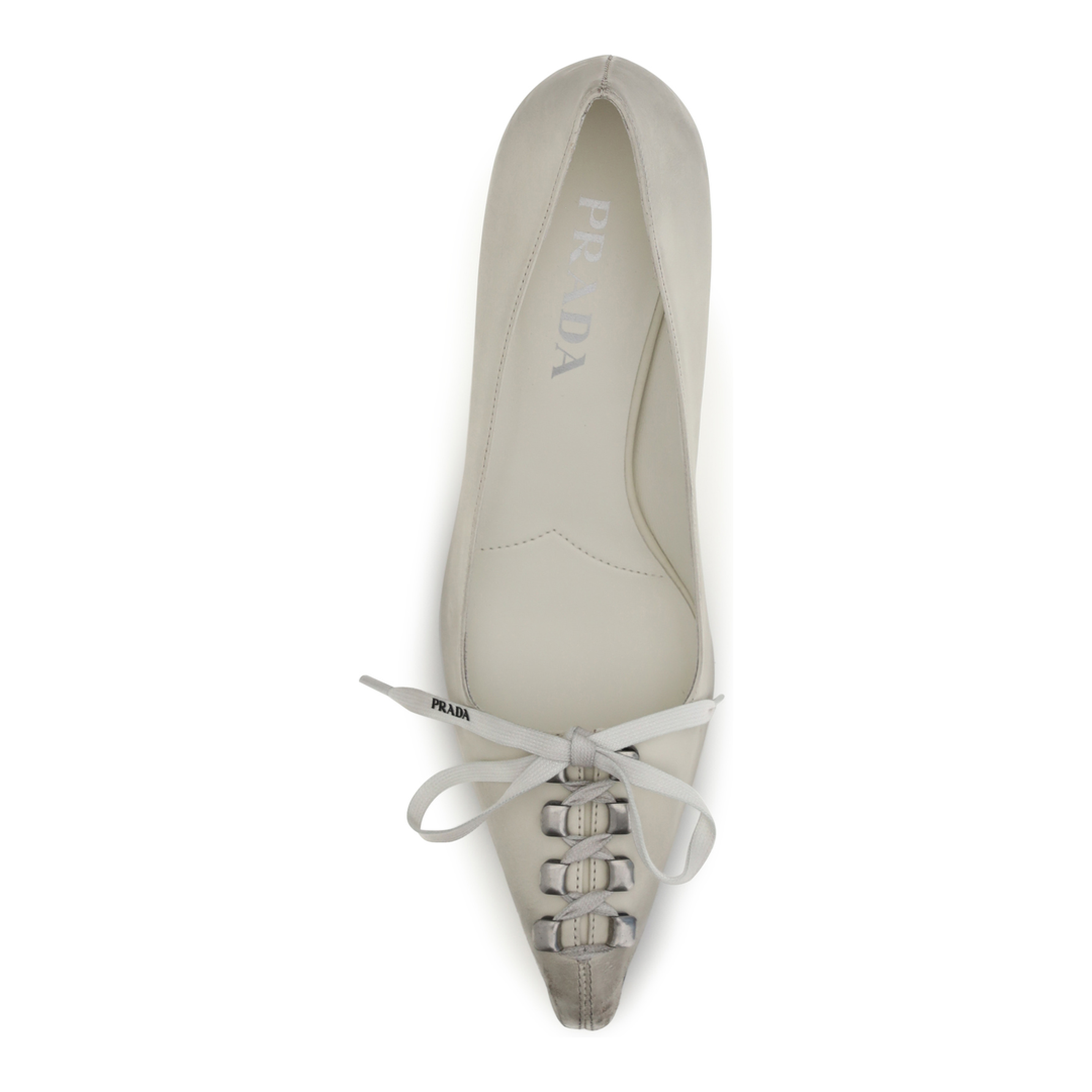 MAYFEYR - Prada - Lace Up Antique Finish Leather Pumps - 1I612OFA055V69F0K74