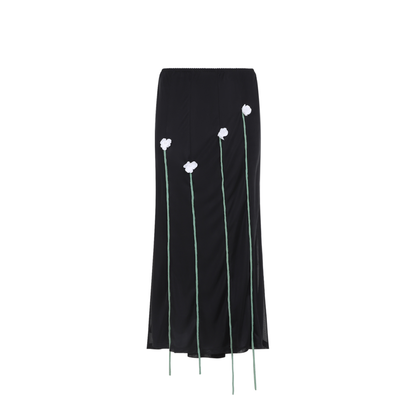 MAYFEYR - Moschino - Midi Skirt Flower Details - 261DA01200446