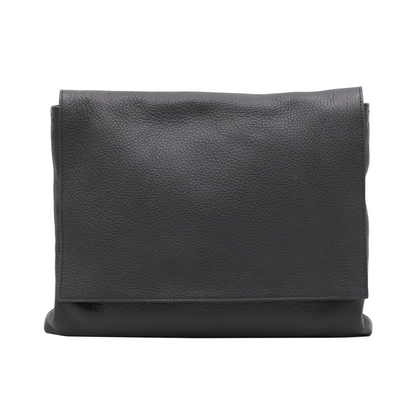 Black leather Nan crossbody bag
