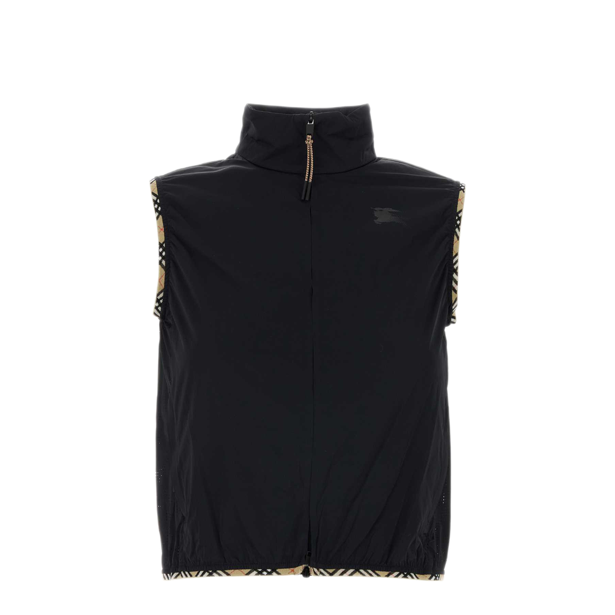 MAYFEYR - Burberry - Black Stretch Nylon Sleeveless Jacket - 8123500A1189
