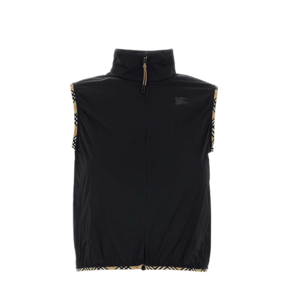 MAYFEYR - Burberry - Black Stretch Nylon Sleeveless Jacket - 8123500A1189