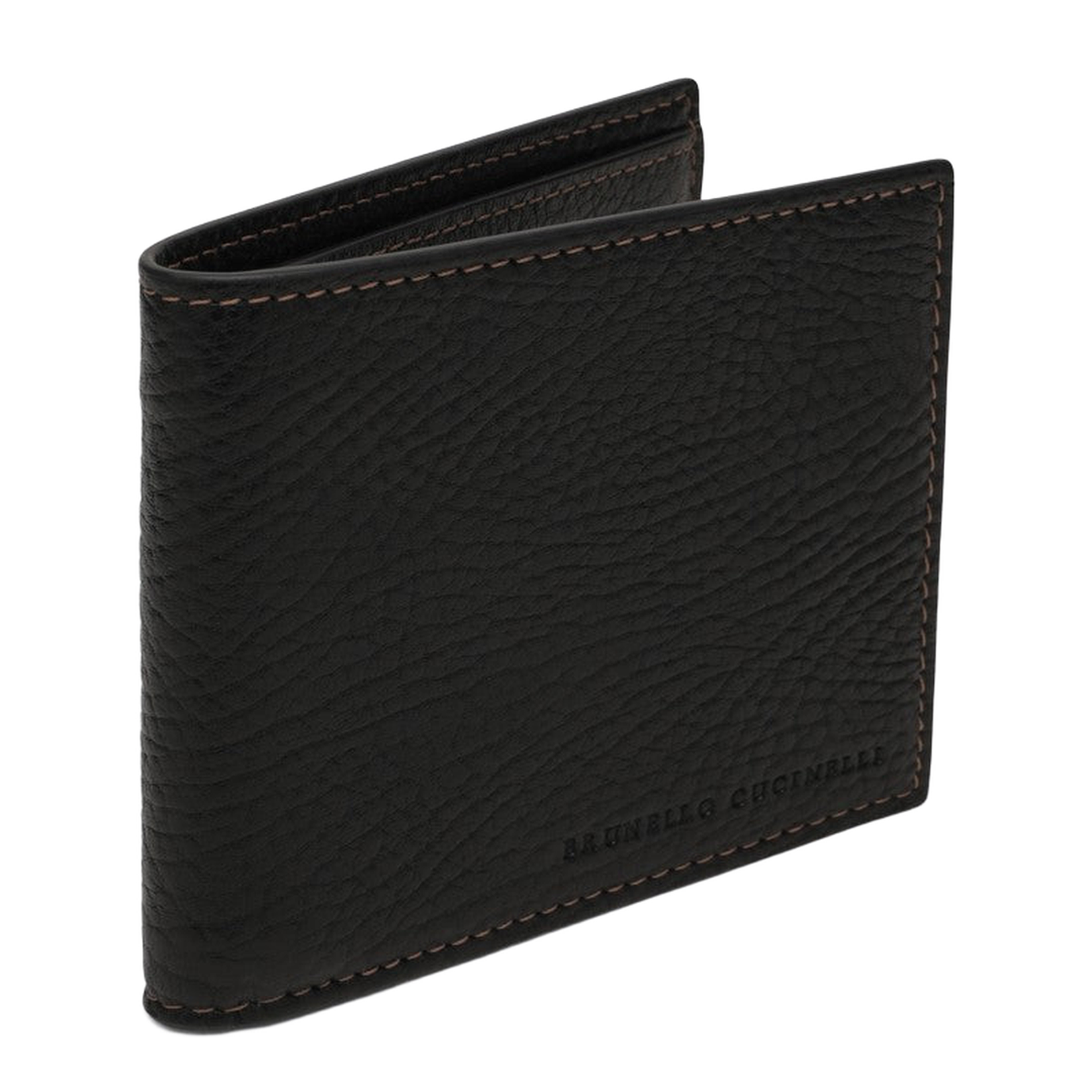 Black Bi-fold Cardholder in Leather