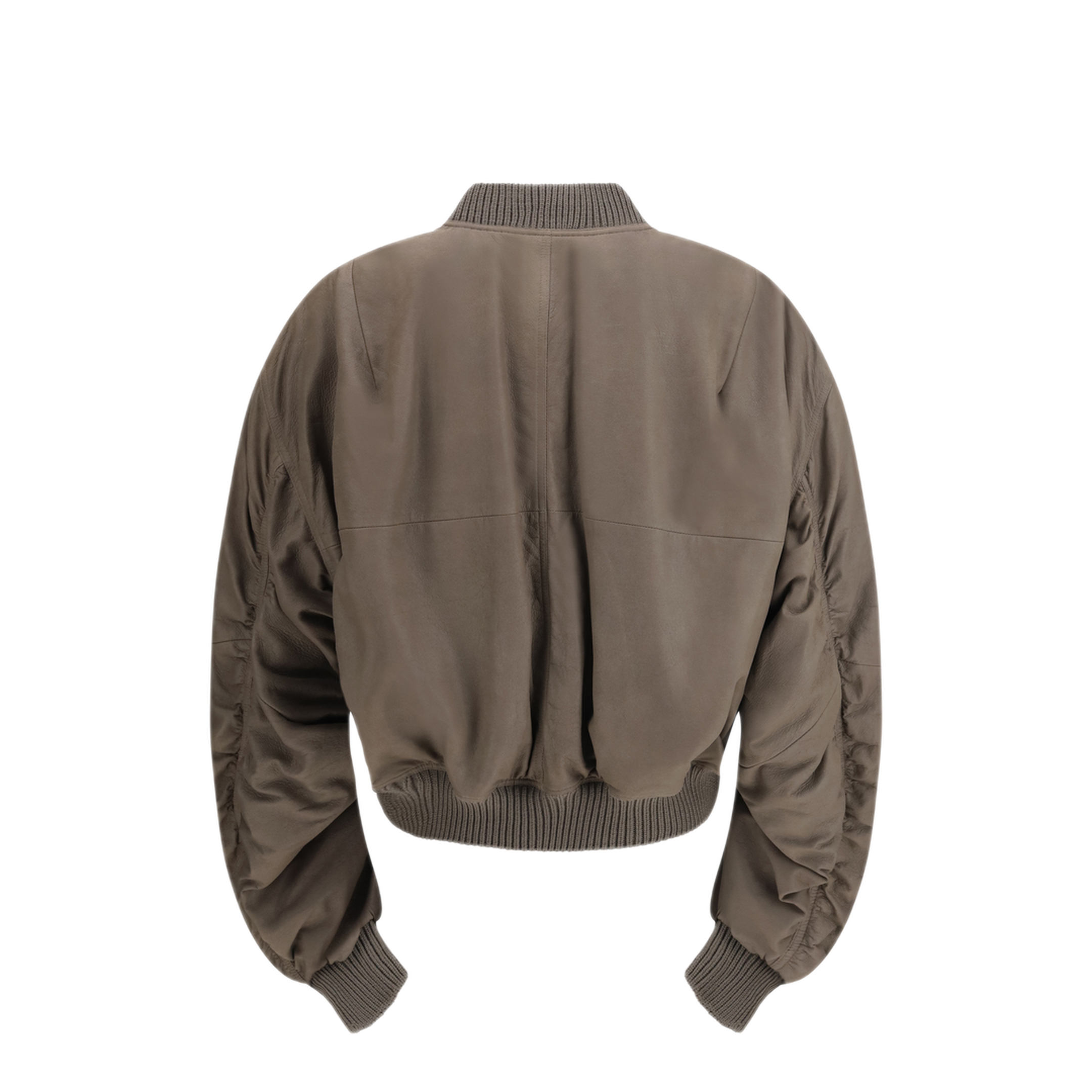 MAYFEYR - Rick Owens - Secchia Flight Bomber In Lambskin Leather - RU01F279234