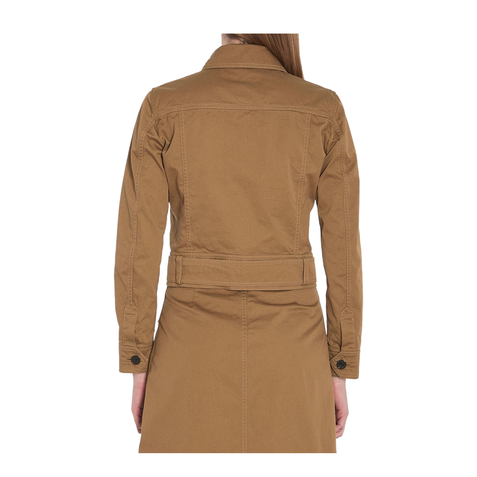 Brown Front Button Jacket