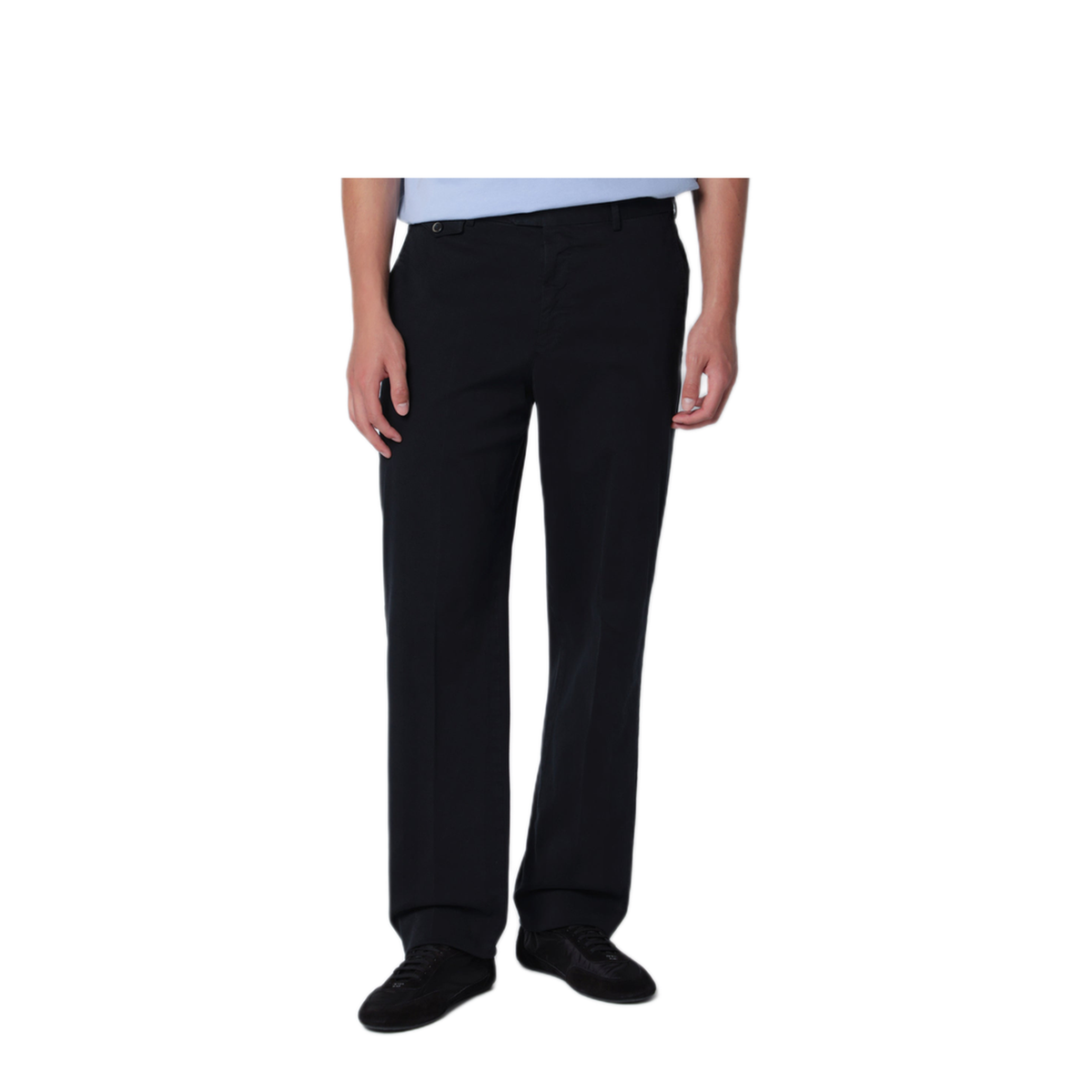 MAYFEYR - PT Torino - Navy Cotton Trousers - COATLMZ00CL1NK31Y372