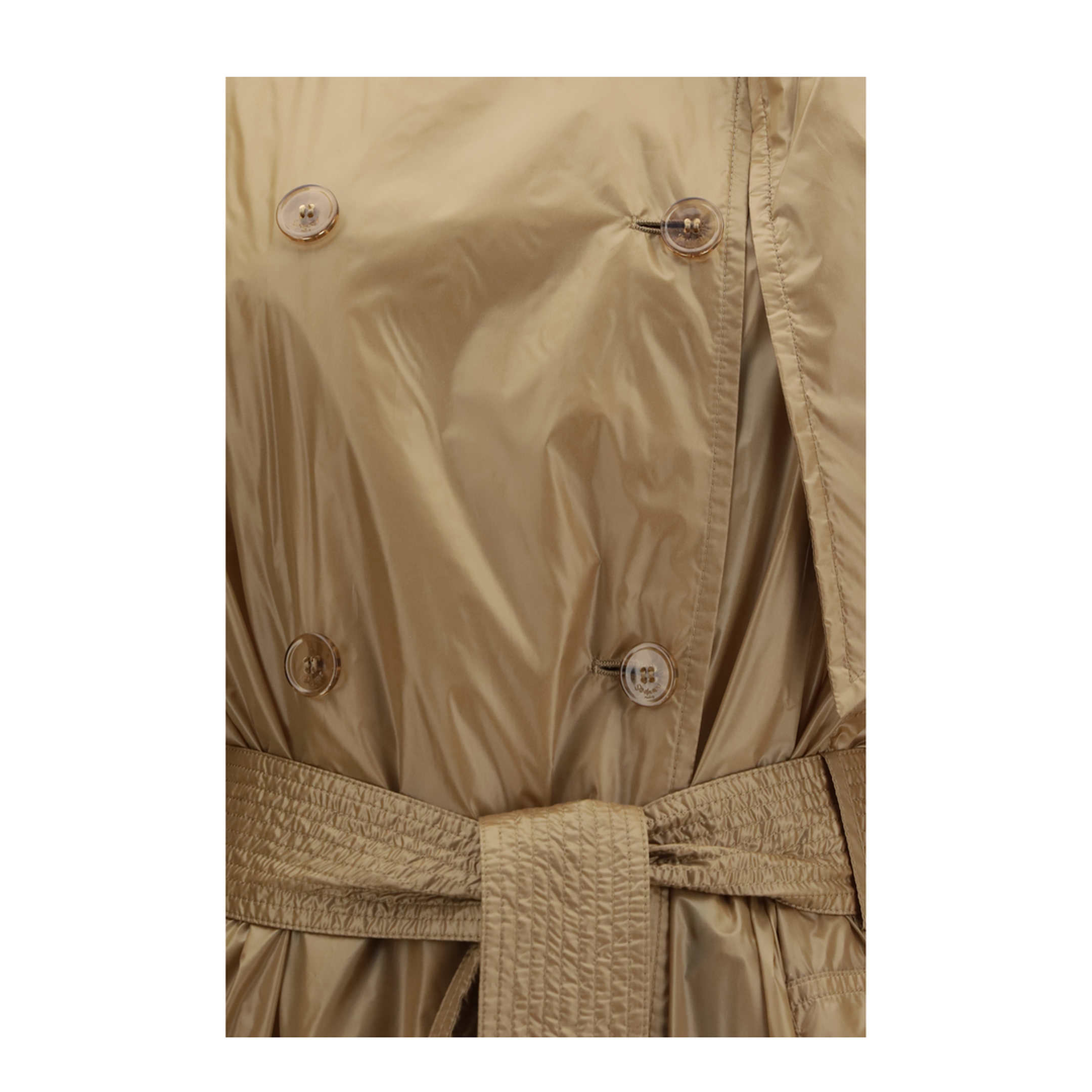 MAYFEYR - Saint Laurent - Translucent Technical Fabric Trench With Lavallière Collar - 873631Y7J14