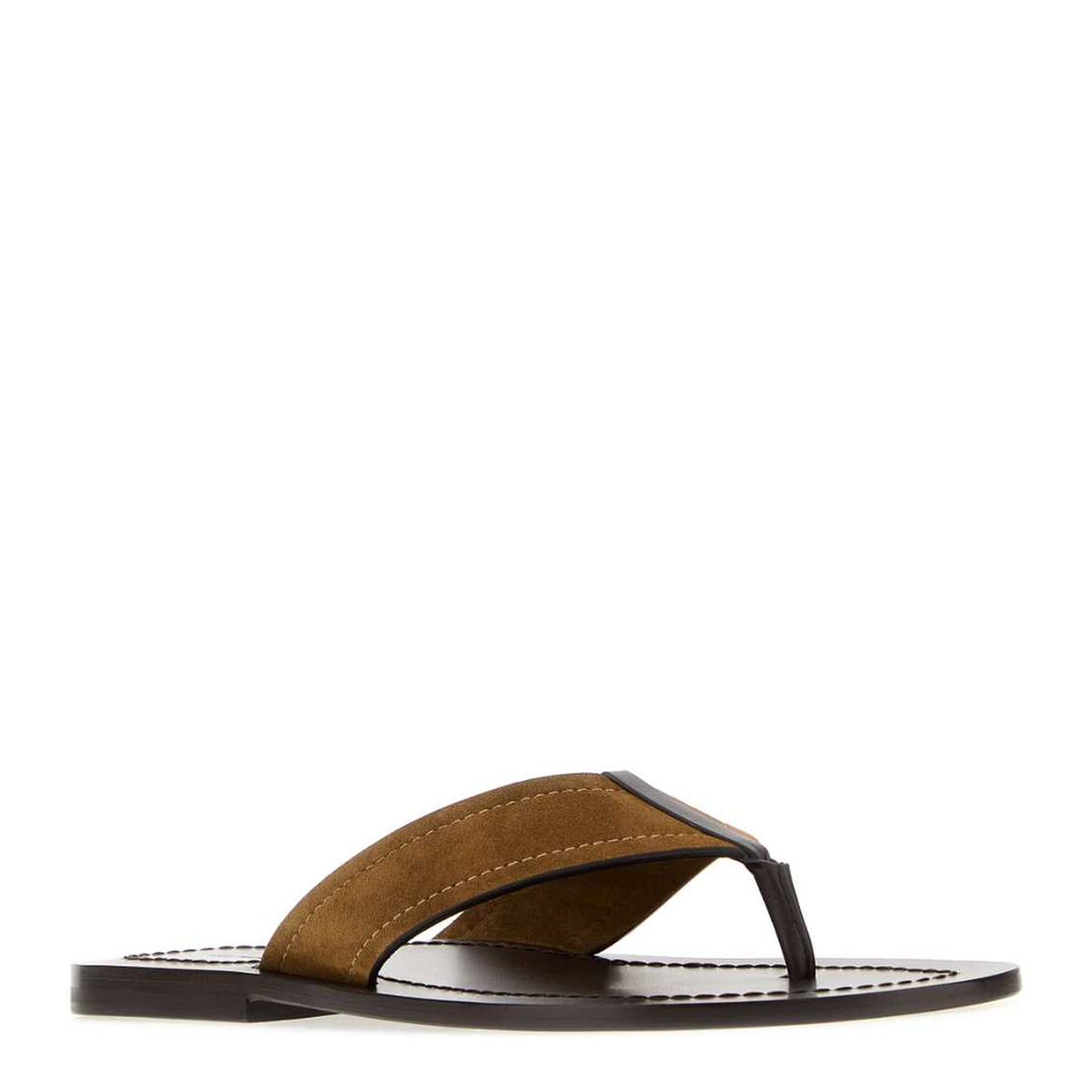 MAYFEYR - The Row - Biscuit Suede Dan Thong Slippers - F2166L805CIG
