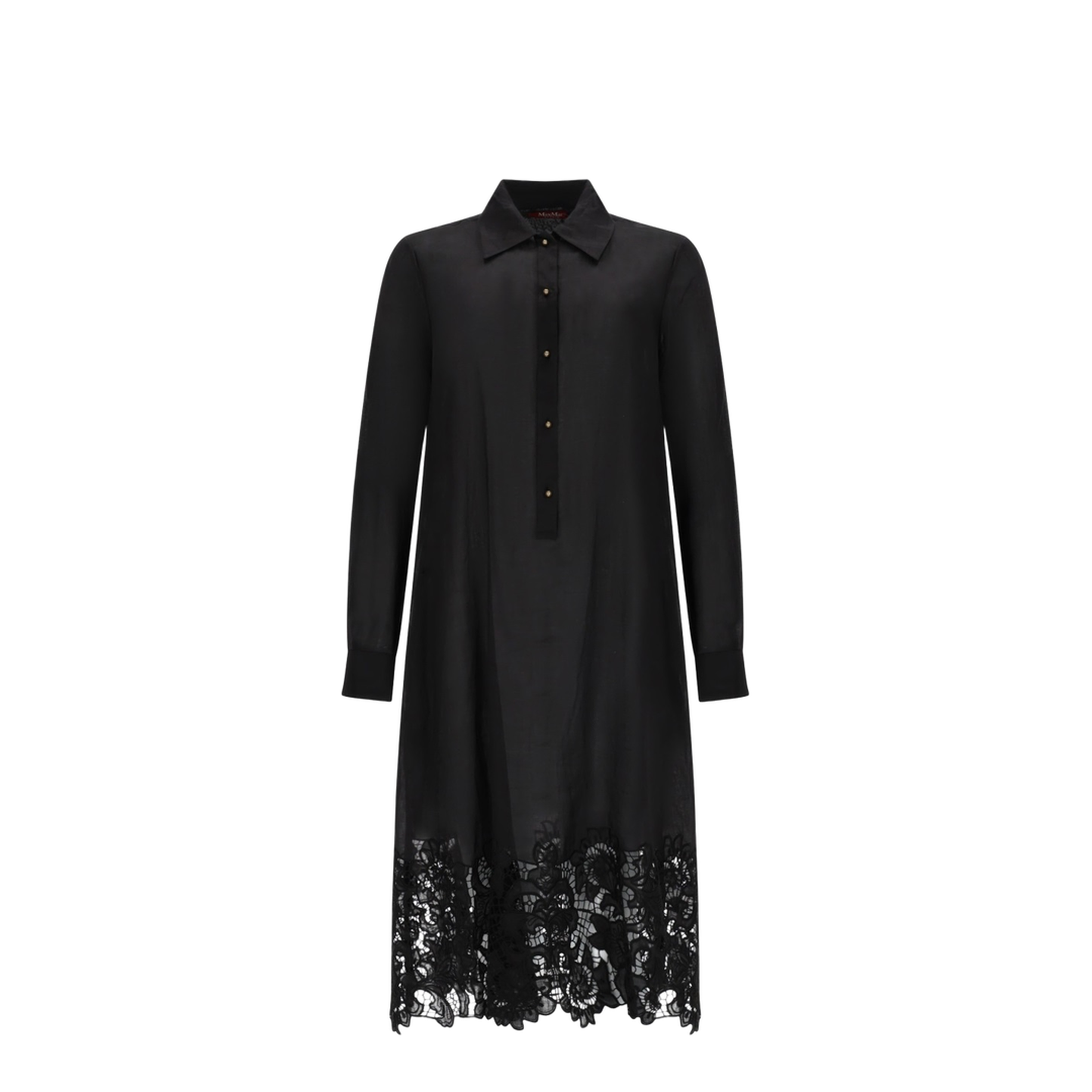 Embroidered Shirt Dress