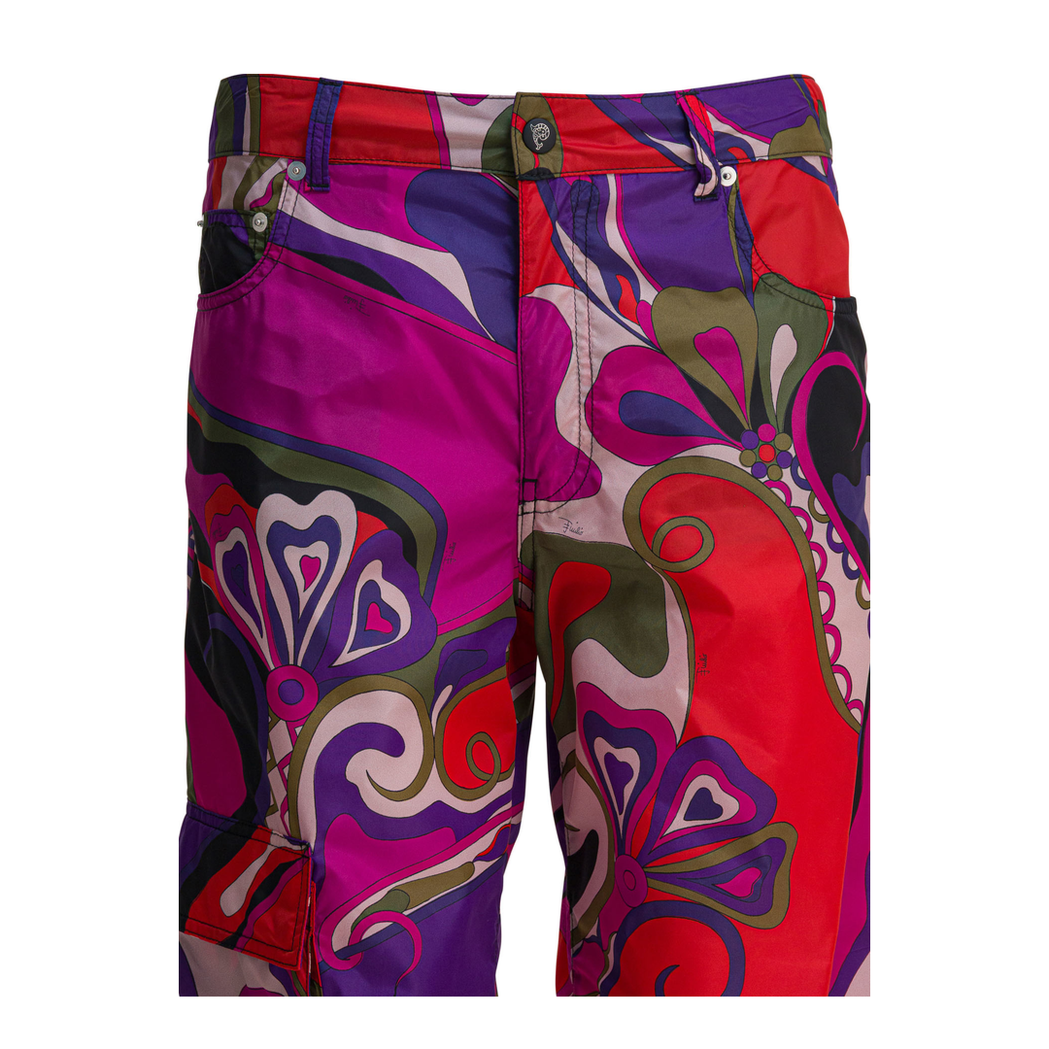 MAYFEYR - Pucci - Cargo Pants With Orchidee Print - 5URT725U787017