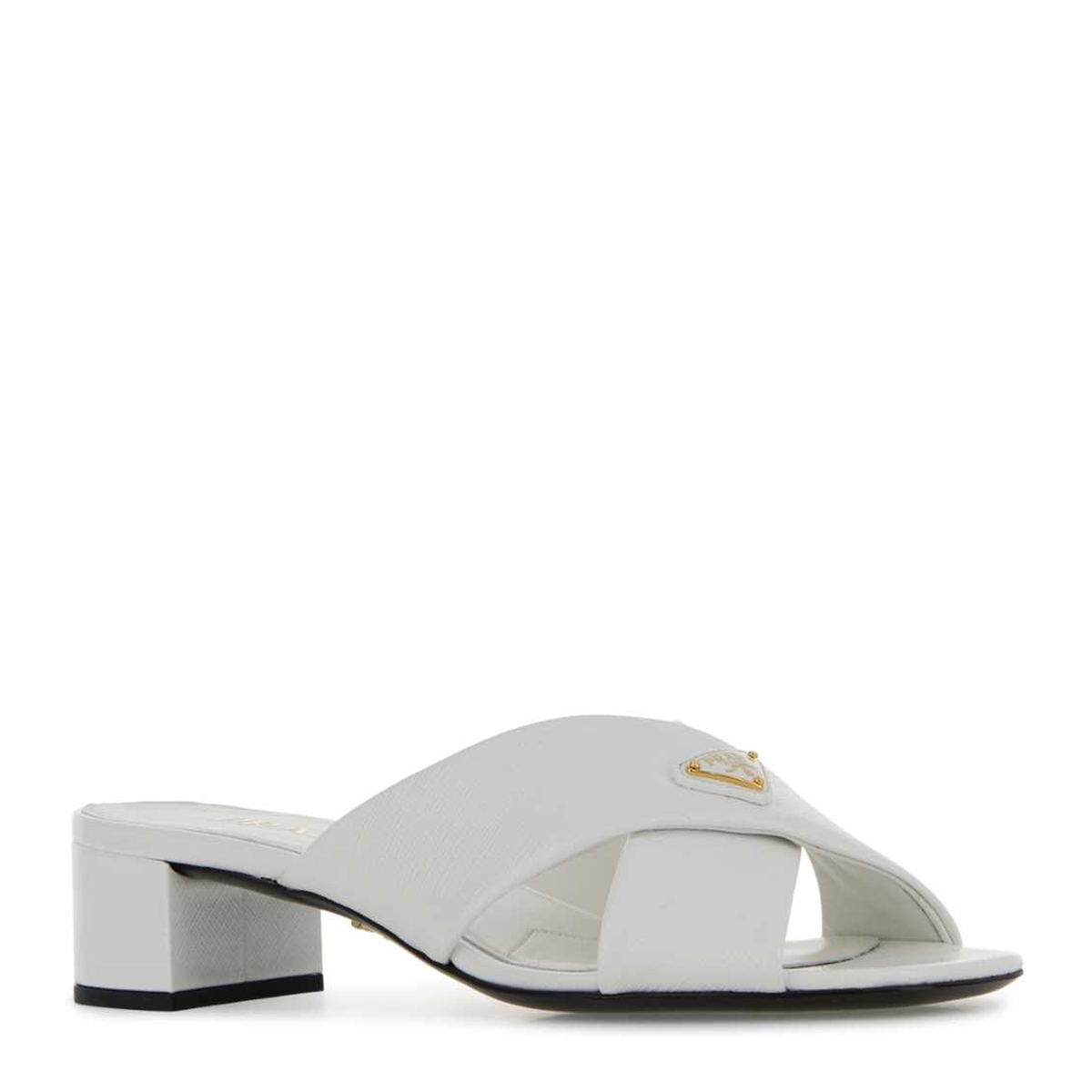 MAYFEYR - Prada - White Leather Mules - 1XX788F0353A9SF0009