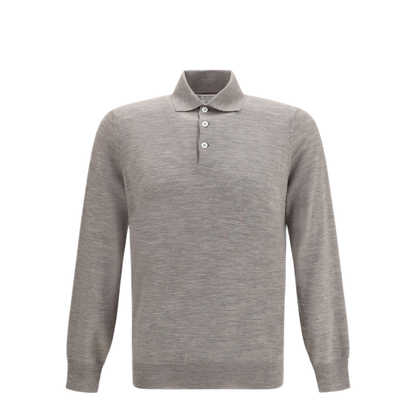 MAYFEYR - Brunello Cucinelli - Virgin Wool Polo Sweater - M2400295COW55