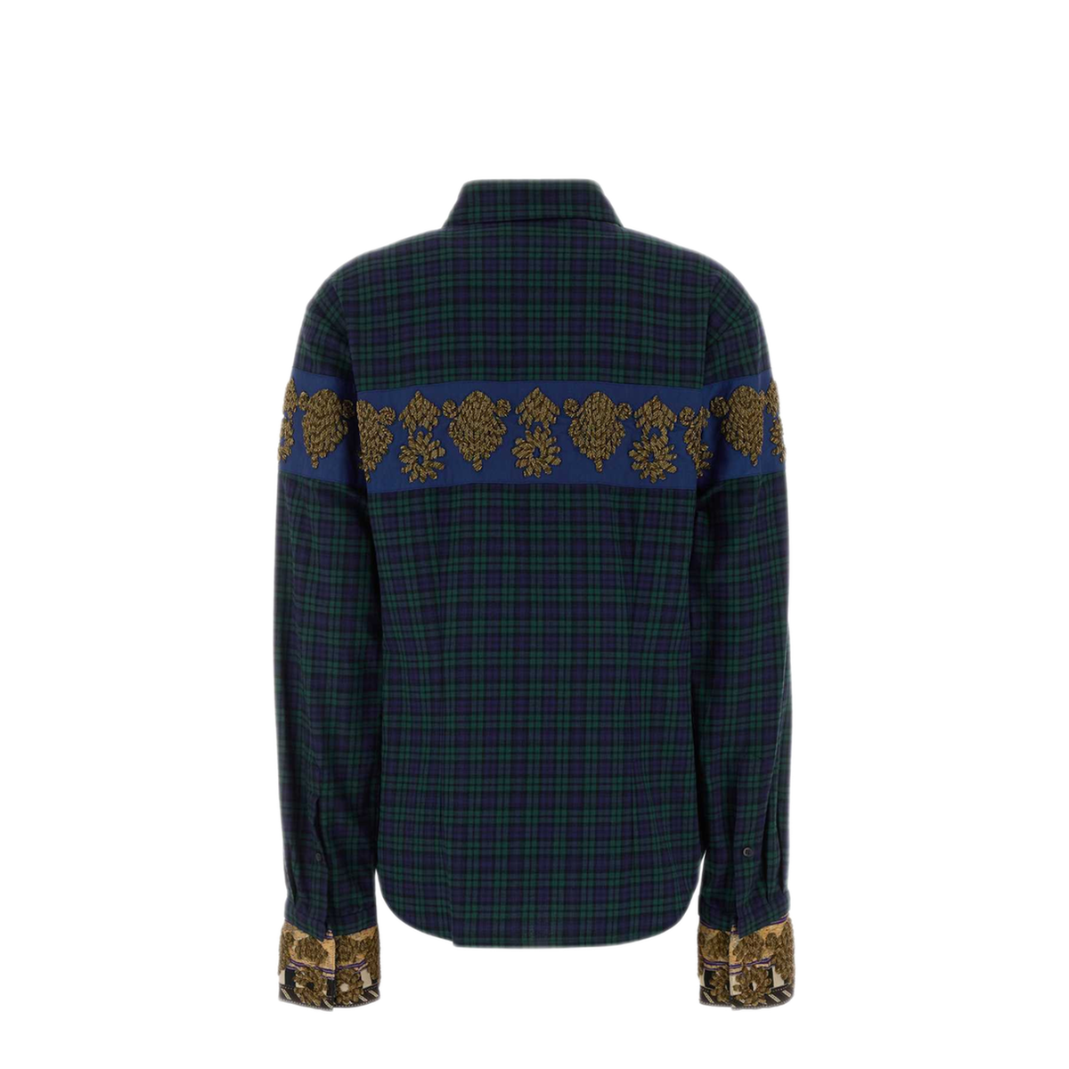 MAYFEYR - Dries Van Noten - Embroidered Flannel Chloris Shirt - 2620107424315604