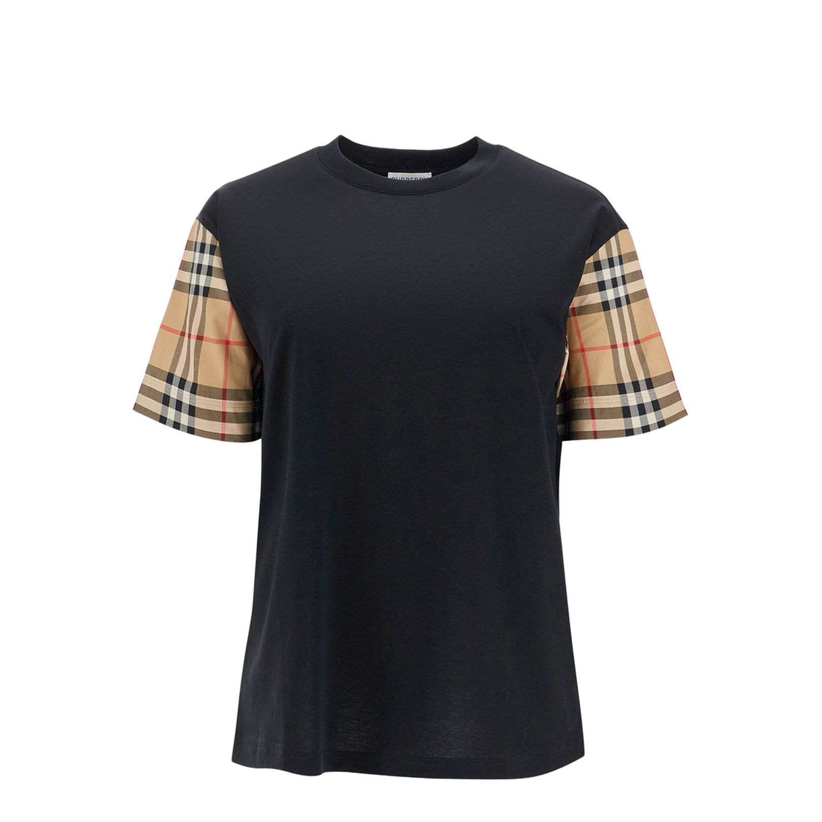 Check Cotton T-Shirt