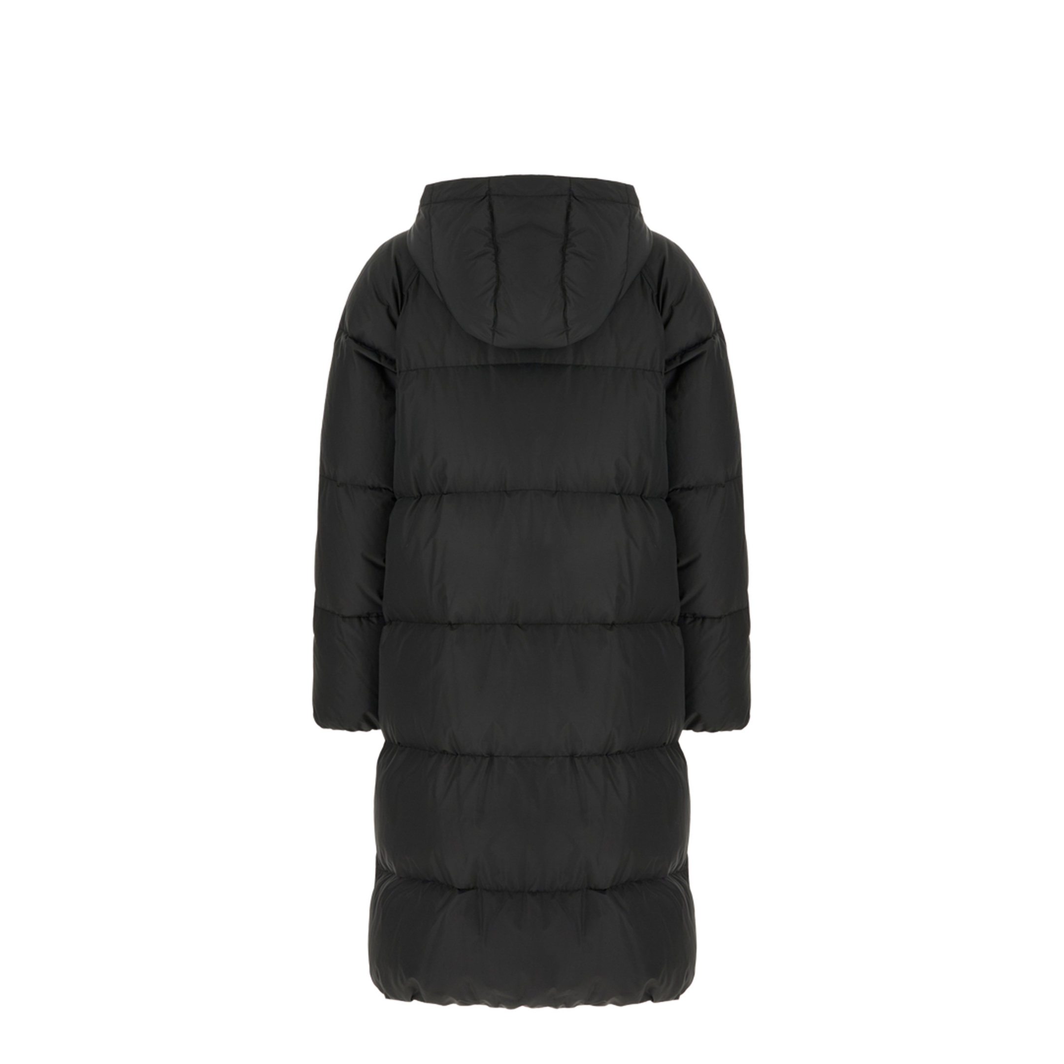 Slate Polyester Blend Padded Jacket Black