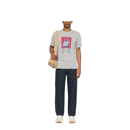 MAYFEYR - Bottega Veneta - Graphic Rabbit-Print Crushed Cotton Jersey T-Shirt - 833132V5K50
