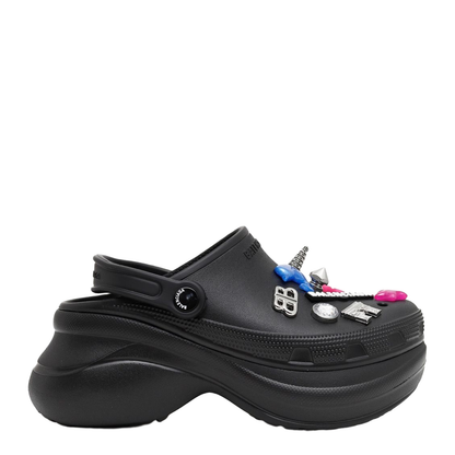 Mule Crocs Jibbitz in Black