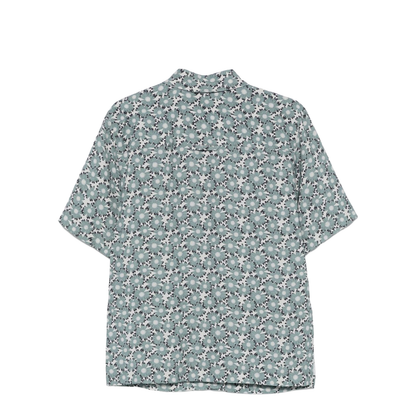 Viscose-blend Shirt with All-Over Print